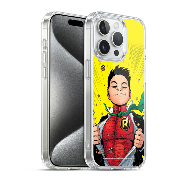 Batman DC Comics Damian Wayne #38 Bulletproof Soft Gel Case for Apple iPhone 15 Pro & MagSafe
