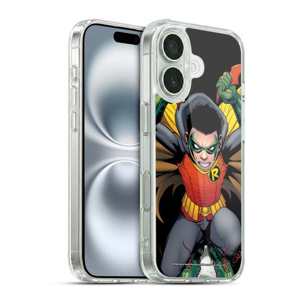 Batman DC Comics Damian Wayne Robin Soft Gel Case for Apple iPhone 16 & MagSafe
