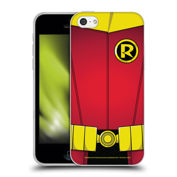 Batman DC Comics Damian Wayne Robin Costume Soft Gel Case for Apple iPhone 5c