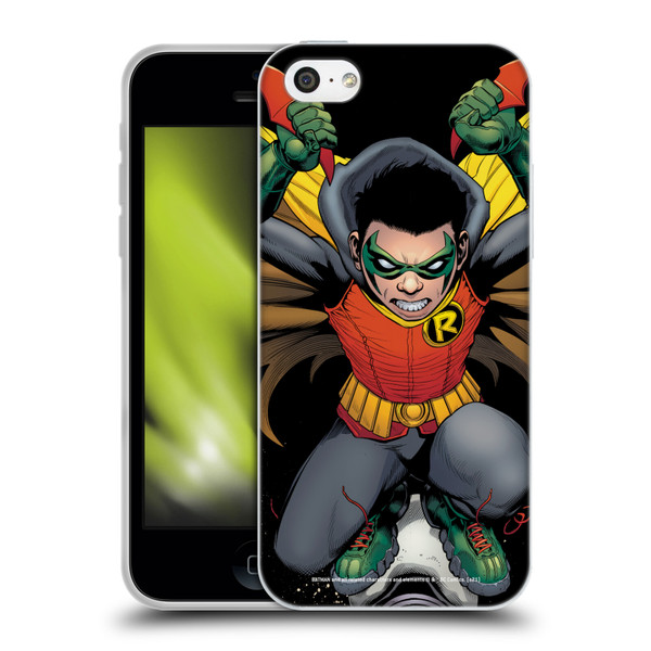 Batman DC Comics Damian Wayne Robin Soft Gel Case for Apple iPhone 5c