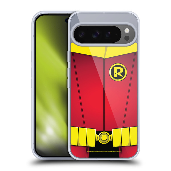 Batman DC Comics Damian Wayne Robin Costume Soft Gel Case for Google Pixel 9 Pro XL