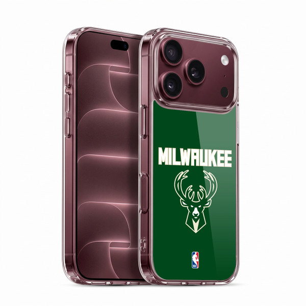 NBA Milwaukee Bucks Logo Green Design Soft Gel Case for Apple iPhone 18 Pro