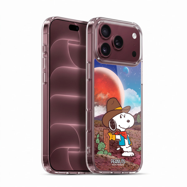 Peanuts Snoopy Space Cowboy Nebula Ranger Soft Gel Case for Apple iPhone 18 Pro Max