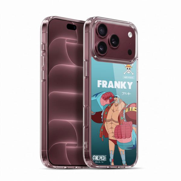 One Piece Graphic Art Franky Soft Gel Case for Apple iPhone 18 Pro Max