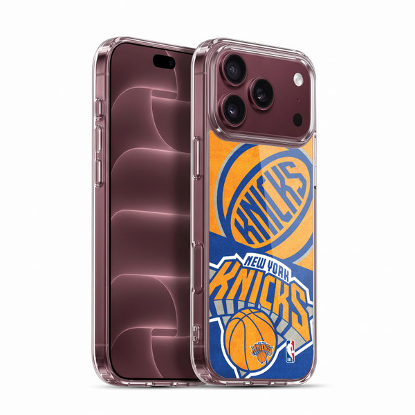 NBA New York Knicks Half Oversized Soft Gel Case for Apple iPhone 18 Pro Max