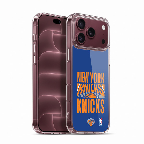 NBA New York Knicks Typography Soft Gel Case for Apple iPhone 18 Pro Max