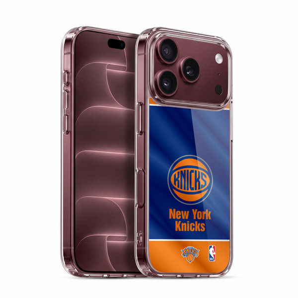 NBA New York Knicks Horizontal Banner Soft Gel Case for Apple iPhone 18 Pro