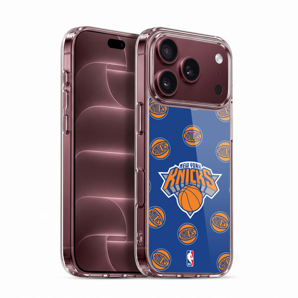 NBA New York Knicks Patterns Soft Gel Case for Apple iPhone 18 Pro