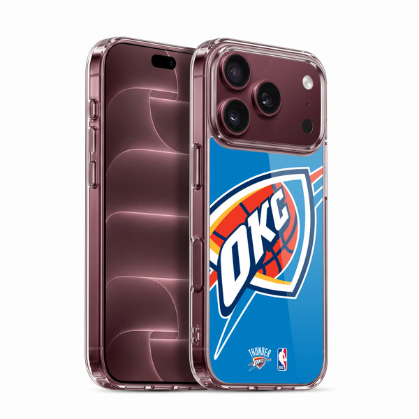 NBA Oklahoma City Thunder Logo Oversized Soft Gel Case for Apple iPhone 18 Pro