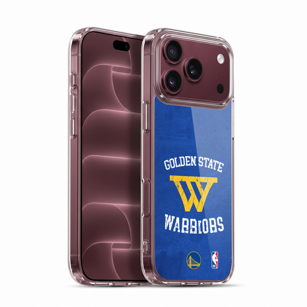 NBA Golden State Warriors Distressed Soft Gel Case for Apple iPhone 18 Pro Max