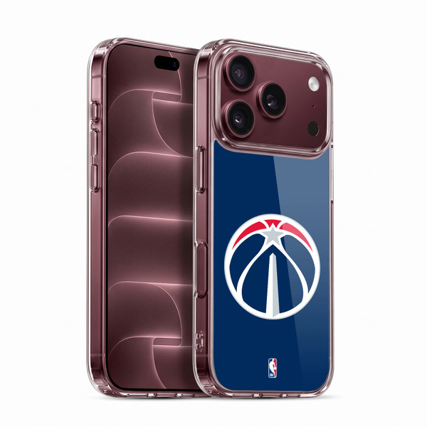 NBA Washington Wizards Logo Navy Blue Soft Gel Case for Apple iPhone 18 Pro