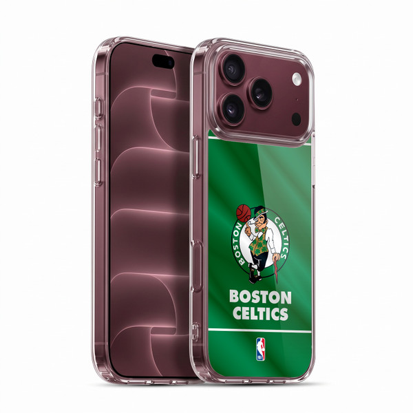 NBA Boston Celtics Horizontal Banner Soft Gel Case for Apple iPhone 18 Pro Max