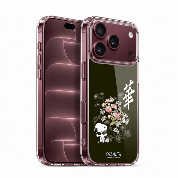 Peanuts Oriental Snoopy Floral Soft Gel Case for Apple iPhone 18 Pro