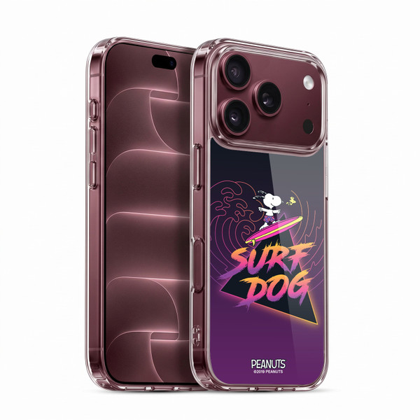 Peanuts Snoopy Aloha Disco Surf Dog Soft Gel Case for Apple iPhone 18 Pro
