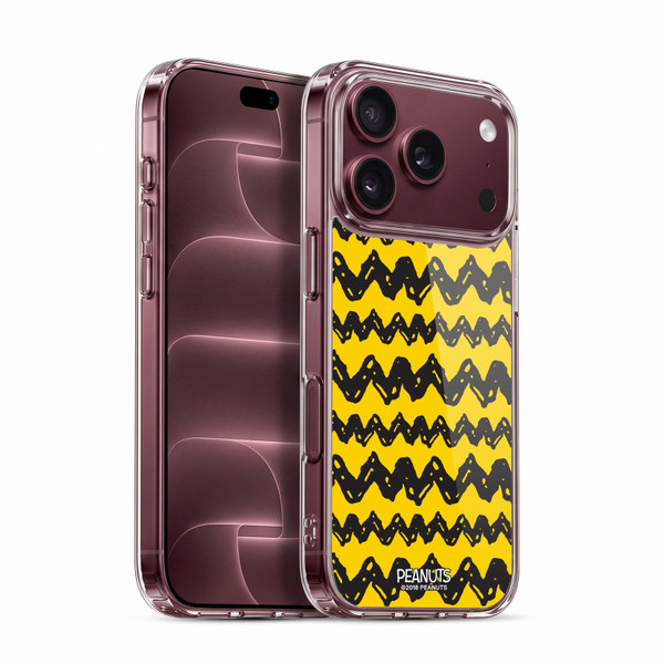 Peanuts Charlie Brown Patterns Soft Gel Case for Apple iPhone 18 Pro