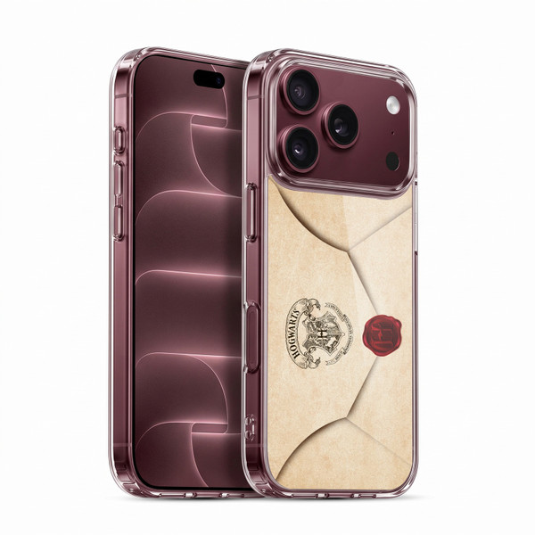 Harry Potter Hogwarts Letter Envelope Acceptance Parchment Soft Gel Case for Apple iPhone 18 Pro