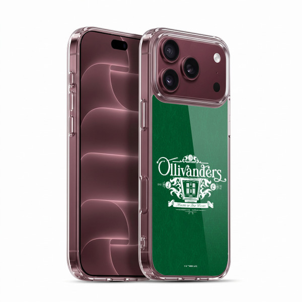 Harry Potter Locations Typography Ollivanders Soft Gel Case for Apple iPhone 18 Pro Max