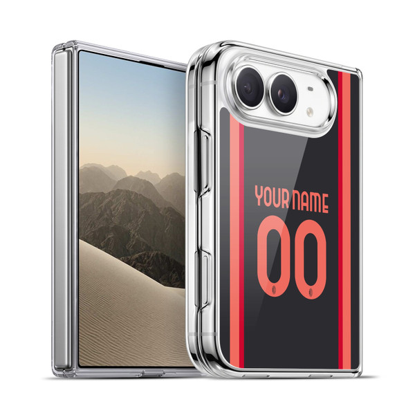 Custom Customised Personalised AC Milan 2026/27 Crest Kit Third Soft Gel Case for Apple iPhone Duo