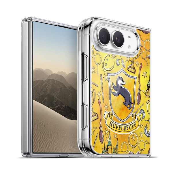 Harry Potter Deathly Hallows XIII Hufflepuff Pattern Soft Gel Case for Apple iPhone Duo