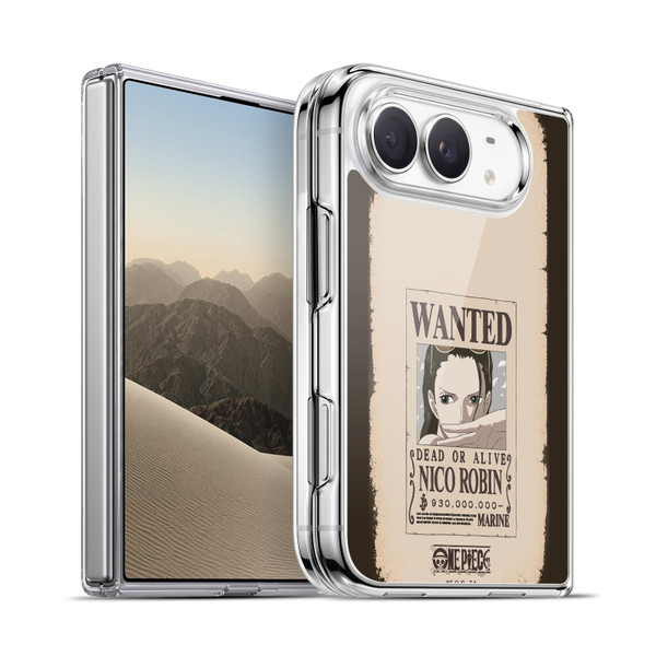 One Piece Wanted Poster Nico Robin Soft Gel Case for Apple iPhone Duo