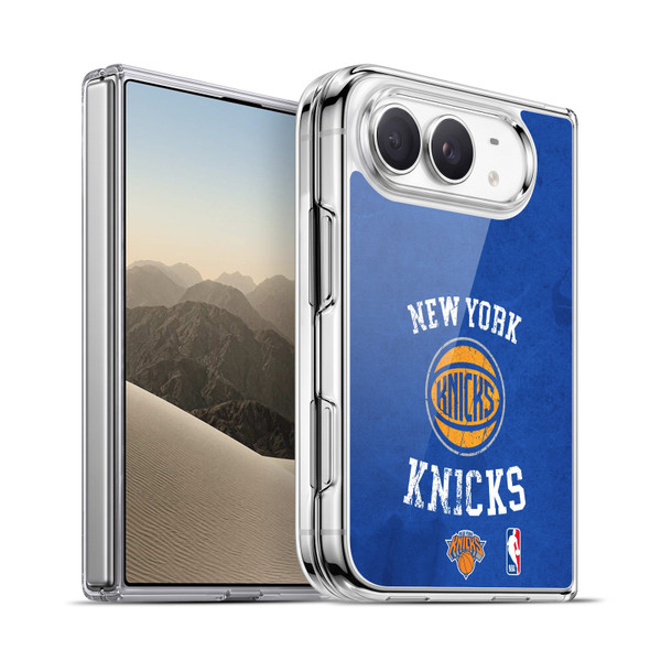 NBA New York Knicks Distressed Soft Gel Case for Apple iPhone Duo