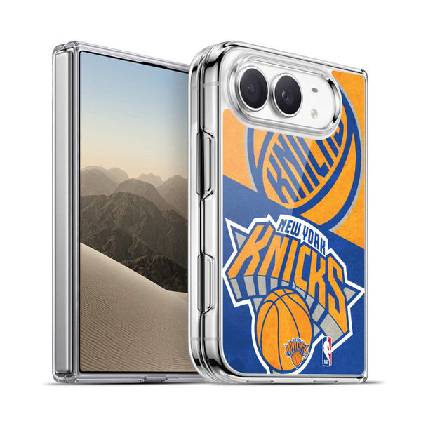 NBA New York Knicks Half Oversized Soft Gel Case for Apple iPhone Duo