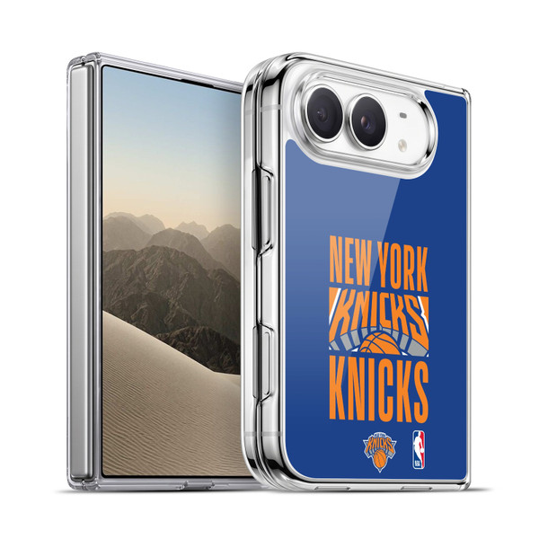 NBA New York Knicks Typography Soft Gel Case for Apple iPhone Duo