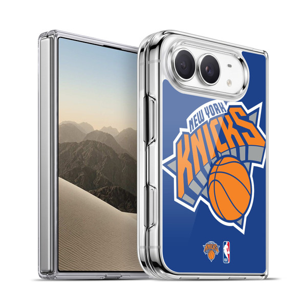 NBA New York Knicks Logo Oversized Soft Gel Case for Apple iPhone Duo