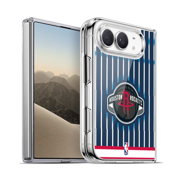NBA Houston Rockets Logo Retro Design Soft Gel Case for Apple iPhone Duo