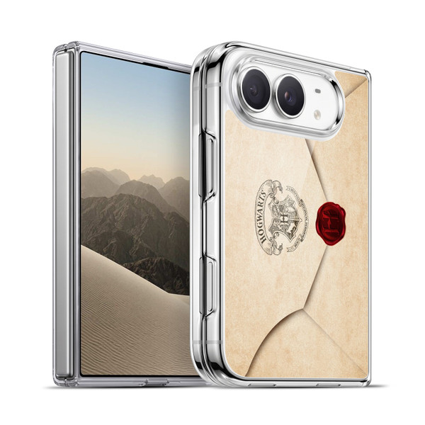 Harry Potter Hogwarts Letter Envelope Acceptance Parchment Soft Gel Case for Apple iPhone Duo