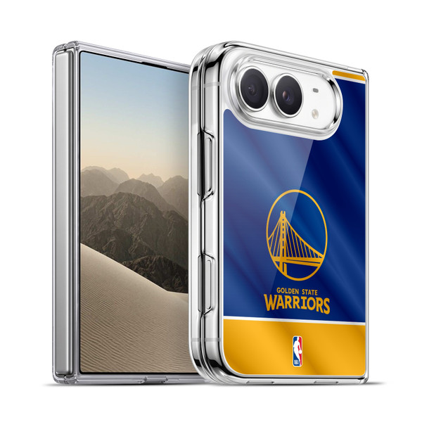 NBA Golden State Warriors Horizontal Banner Soft Gel Case for Apple iPhone Duo