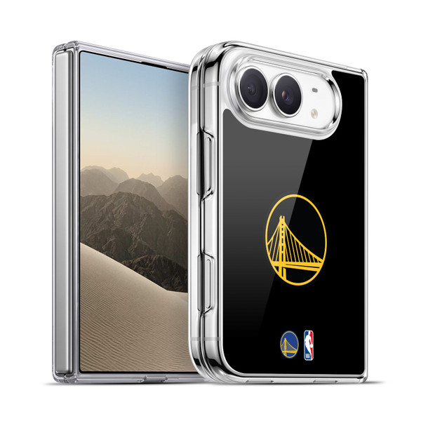 NBA Golden State Warriors Logo Black Design Soft Gel Case for Apple iPhone Duo