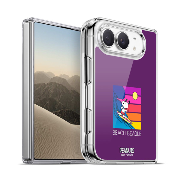 Peanuts Snoopy Aloha Disco Beach Beagle Soft Gel Case for Apple iPhone Duo
