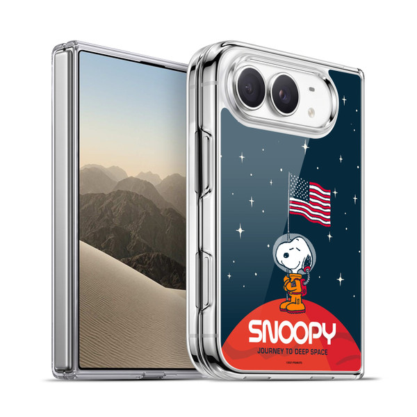 Peanuts Secrets Of Apollo 10 Flag Soft Gel Case for Apple iPhone Duo