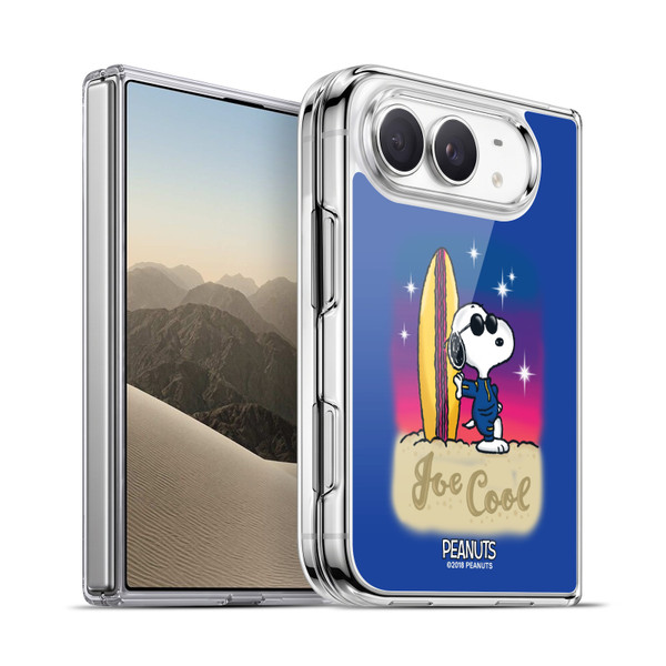 Peanuts Snoopy Boardwalk Airbrush Joe Cool Surf Soft Gel Case for Apple iPhone Duo