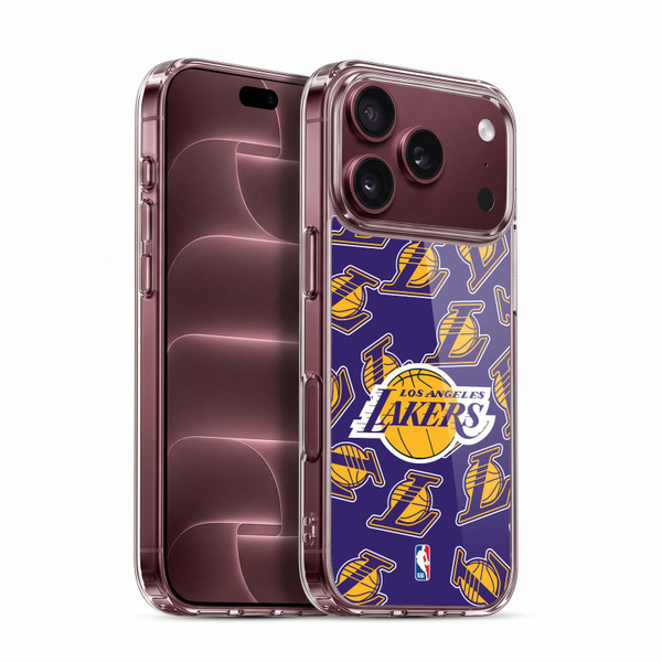 NBA Los Angeles Lakers Patterns Soft Gel Case for Apple iPhone 18 Pro