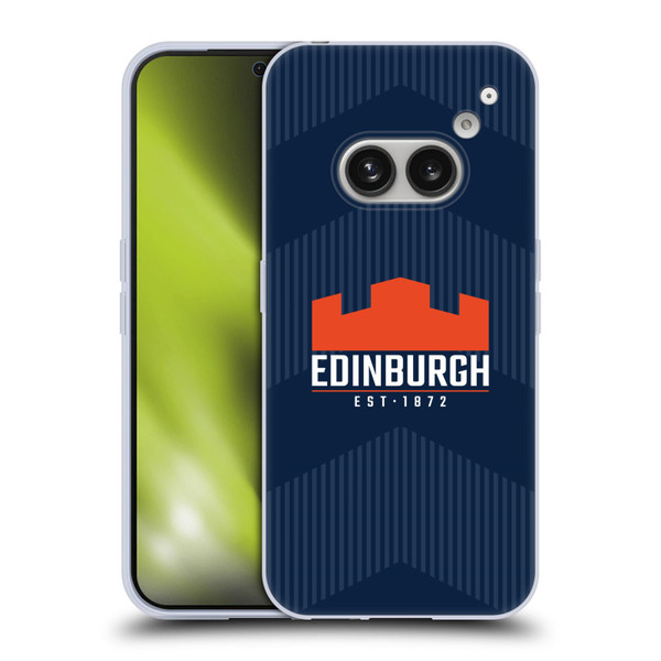 Edinburgh Rugby Graphics Lines Soft Gel Case for Nothing Phone (2a)