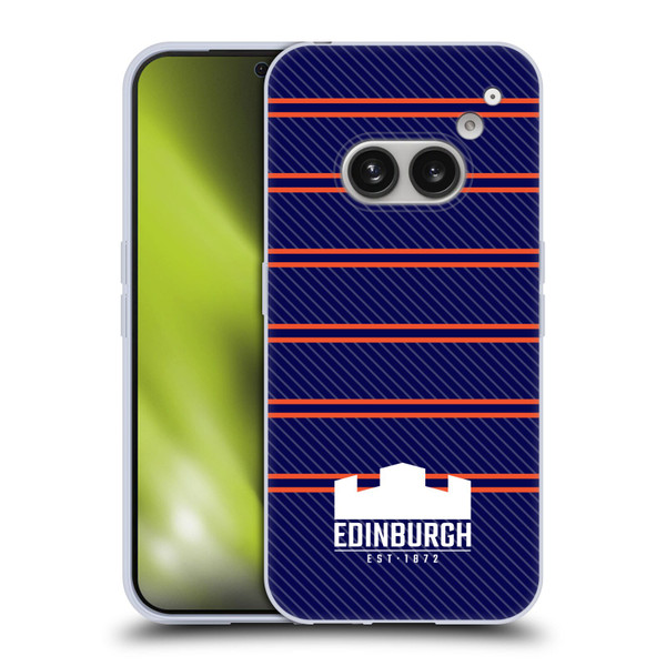 Edinburgh Rugby Logo 2 Stripes Soft Gel Case for Nothing Phone (2a)
