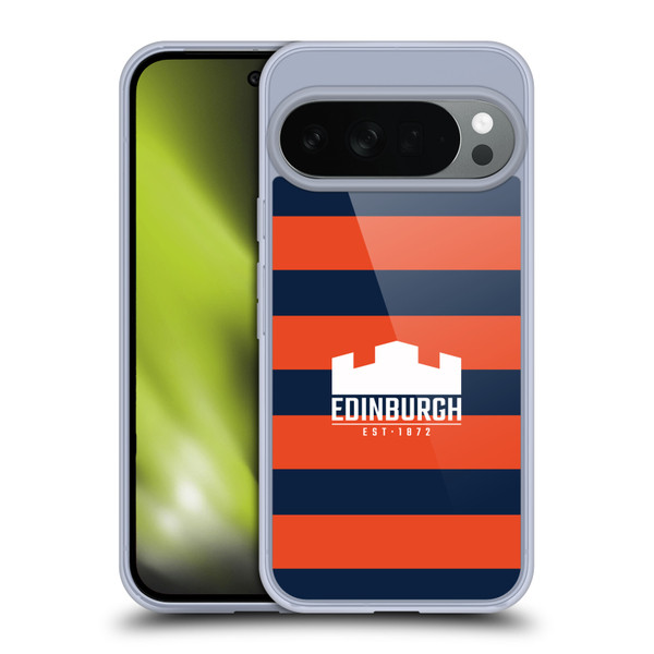 Edinburgh Rugby Graphics Stripes Soft Gel Case for Google Pixel 10