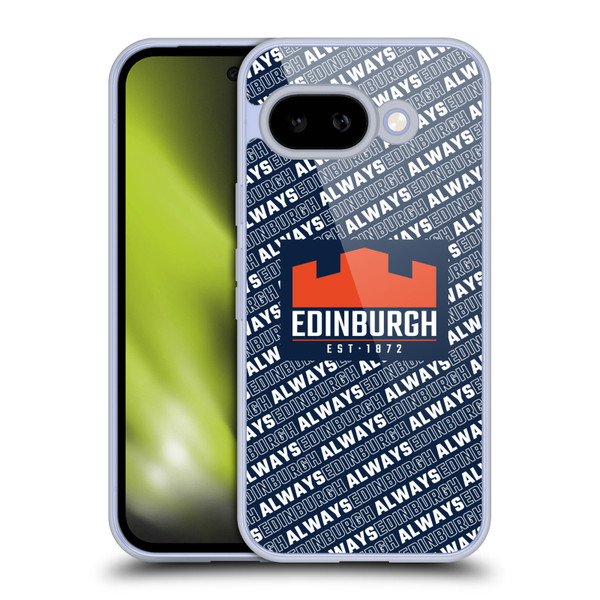 Edinburgh Rugby Graphics Logo Pattern Soft Gel Case for Google Pixel 9A
