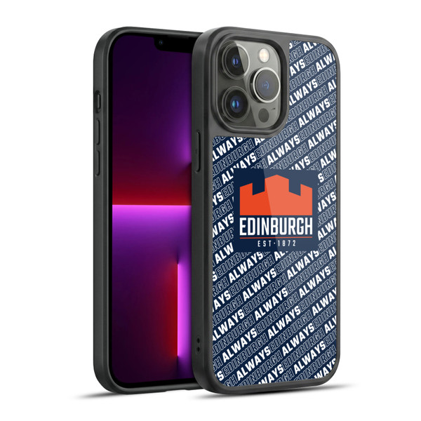 Edinburgh Rugby Graphics Logo Pattern Gel Armour Case For Apple iPhone 13 Pro Max