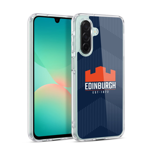 Edinburgh Rugby Graphics Lines Soft Gel Case for Samsung Galaxy A26 5G