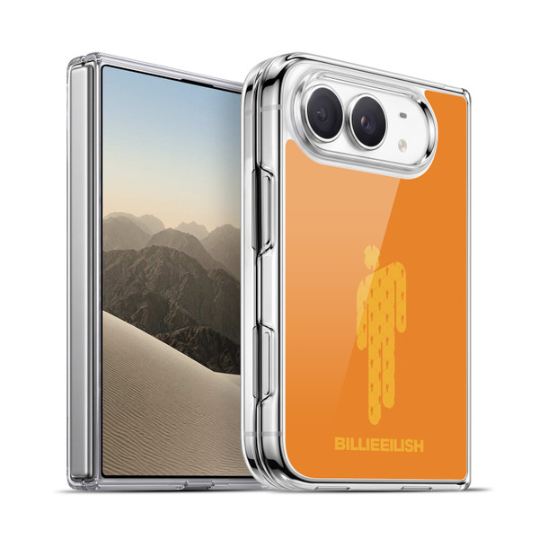 Billie Eilish Key Art Blohsh Orange Soft Gel Case for Apple iPhone Duo