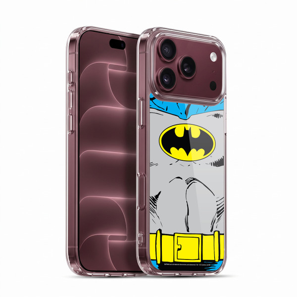 Batman DC Comics Logos Classic Costume Soft Gel Case for Apple iPhone 18 Pro Max