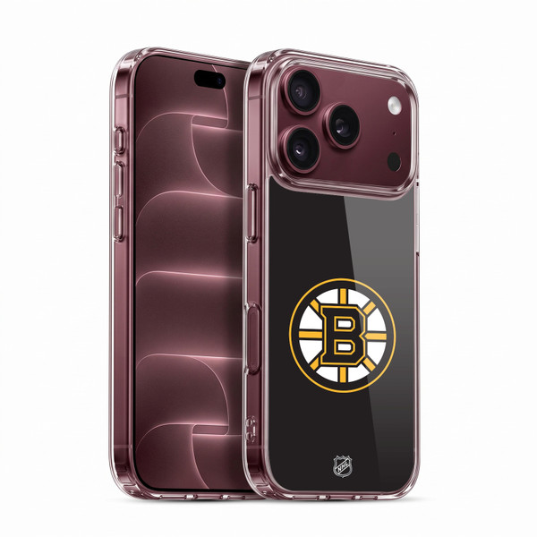 NHL Boston Bruins Plain Soft Gel Case for Apple iPhone 18 Pro