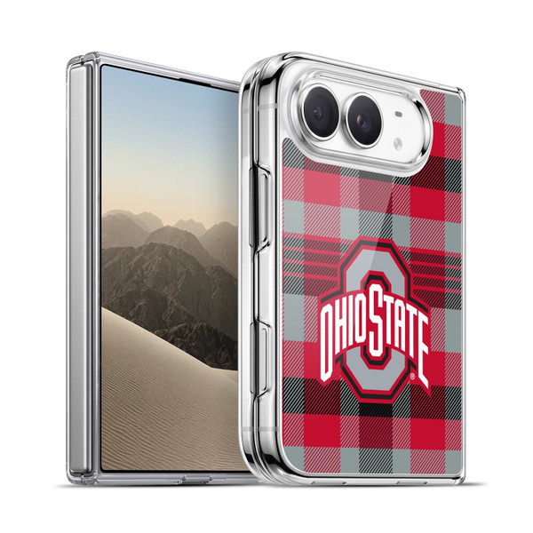 Ohio State University Logo Plaid Soft Gel Case for Apple iPhone Duo
