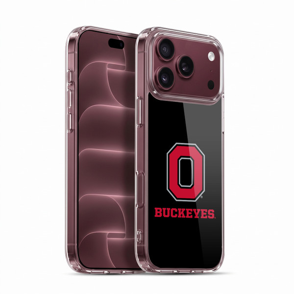 Ohio State University Logo Black Soft Gel Case for Apple iPhone 18 Pro Max
