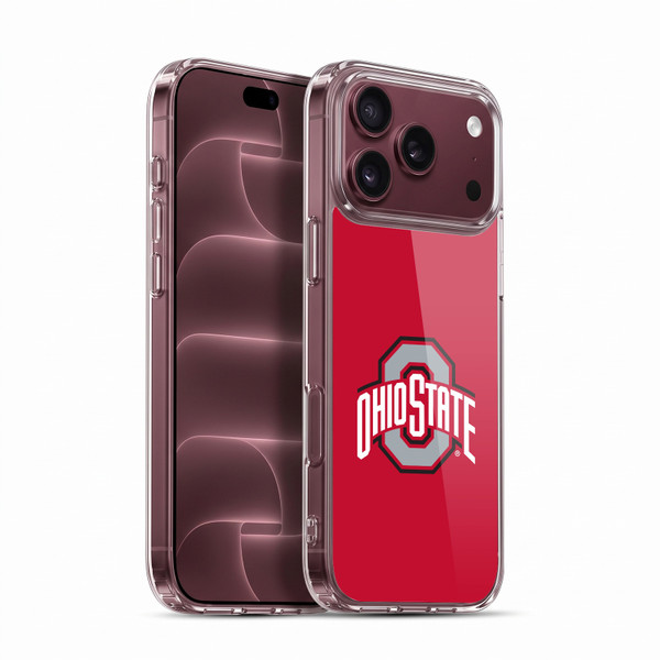 Ohio State University Logo Plain Soft Gel Case for Apple iPhone 18 Pro Max