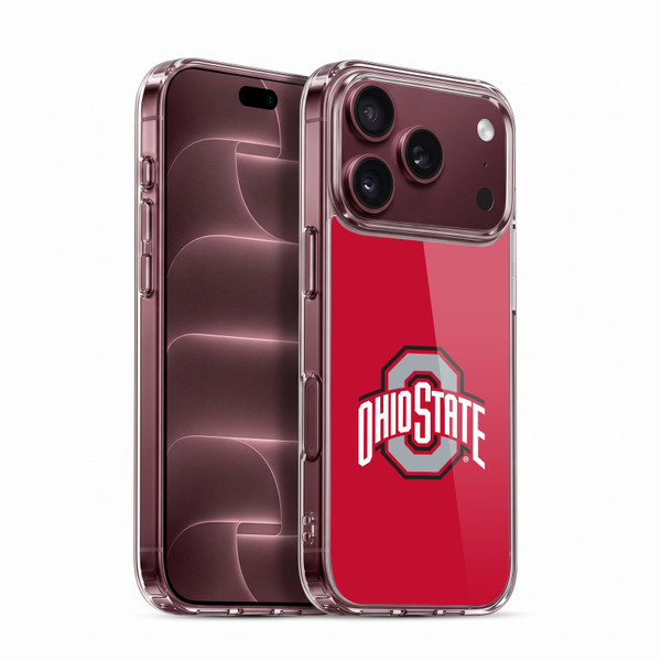 Ohio State University Logo Plain Soft Gel Case for Apple iPhone 18 Pro