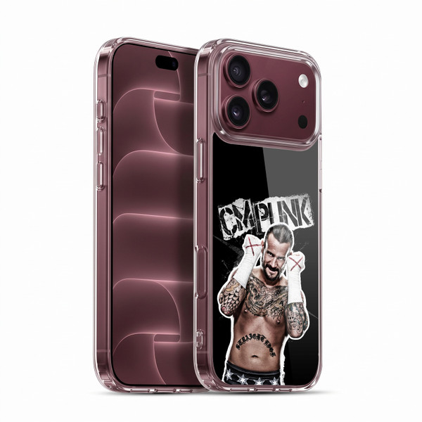 WWE CM Punk Graphics Soft Gel Case for Apple iPhone 18 Pro Max